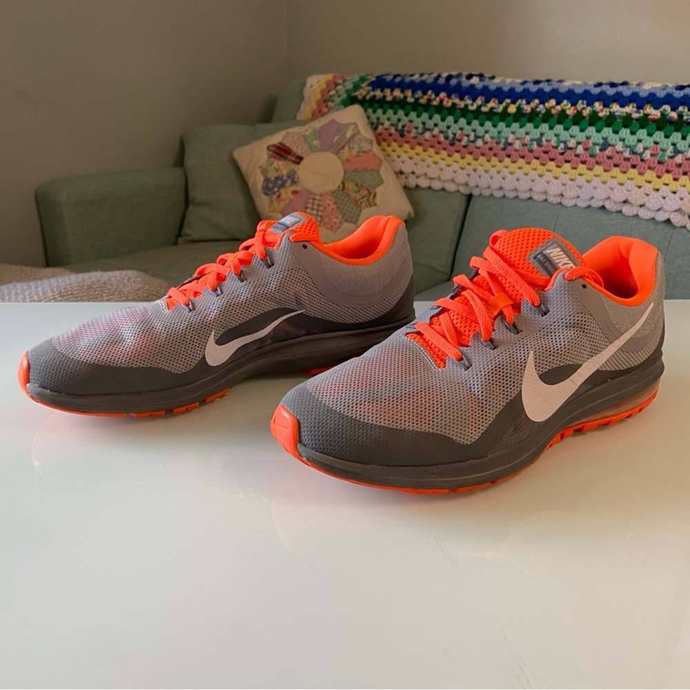 Nike Max Dynasty 2 Men’s Size 14 Custom Light Up Gray Orange